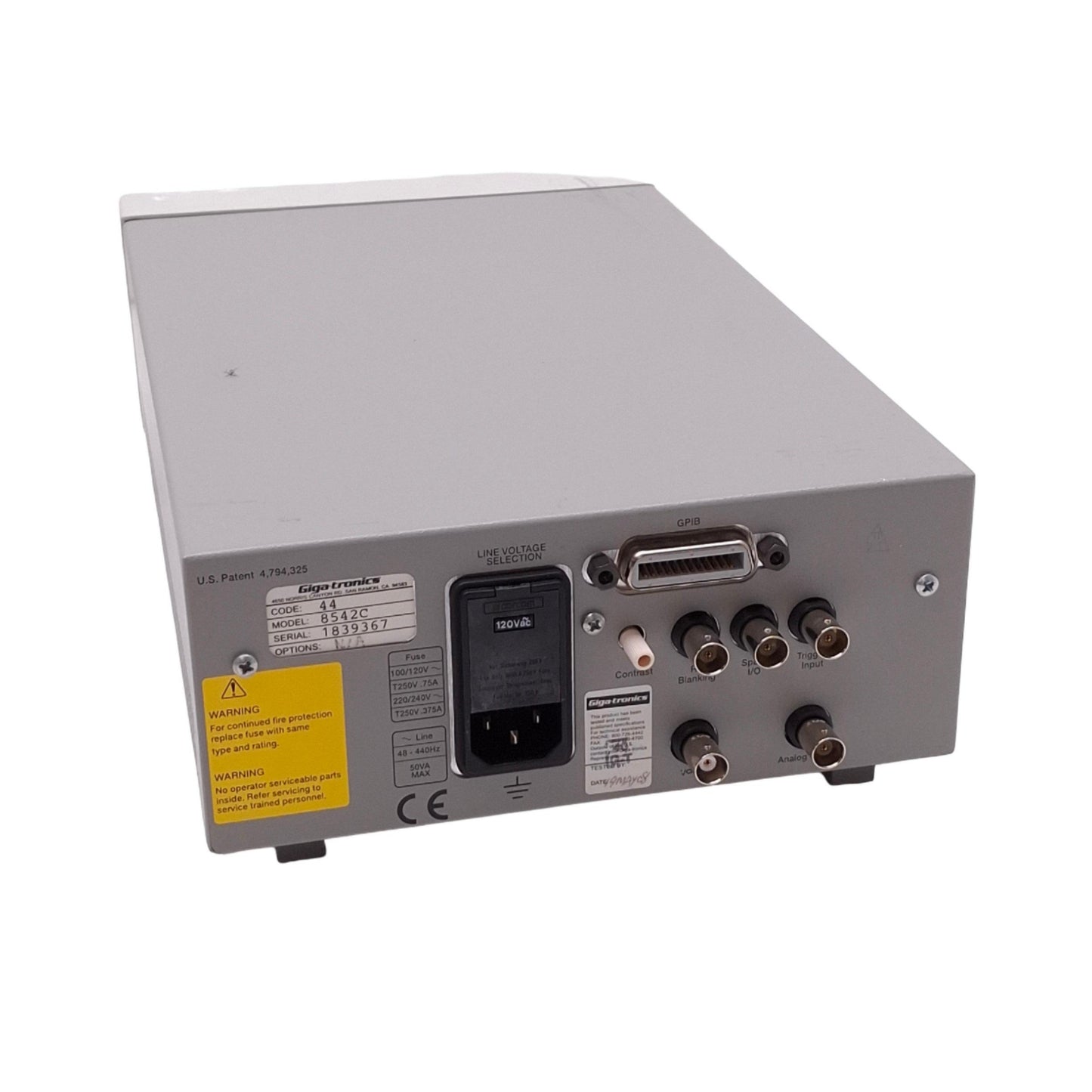 Used Giga-tronics 8542C Universal Power Meter, 2-Channel, 100kHz-40GHz, *Power Button
