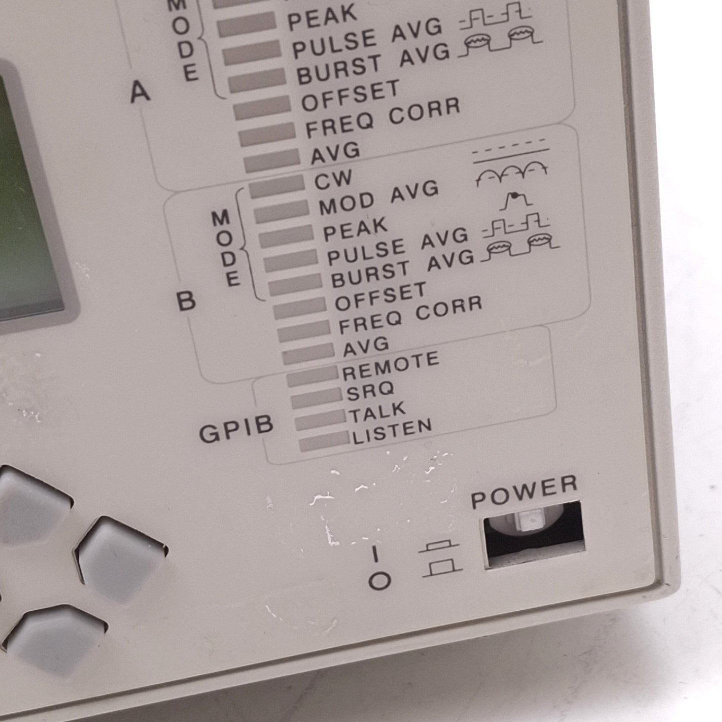Used Giga-tronics 8542C Universal Power Meter, 2-Channel, 100kHz-40GHz, *Power Button