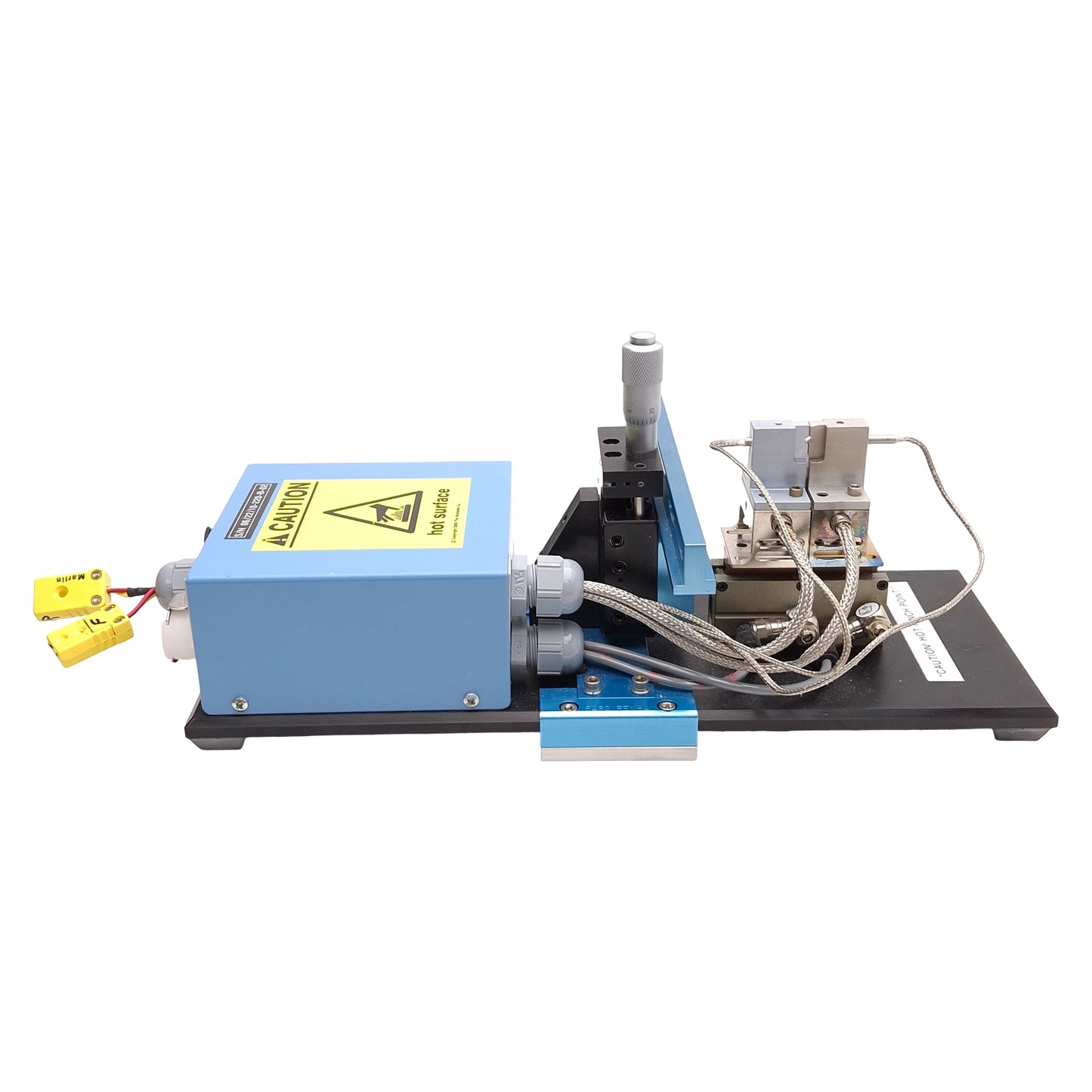 Used Beahm 220-B Thermal Die Bonder, 200-500°F, 1-9999sec Timer, 0-100PSI, 120VAC