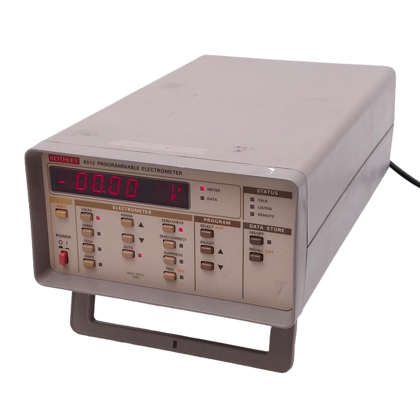 Used Keithley 6512 Programmable Electrometer, 4-1/2 Digit, 10μV-200V, 0.1fA-20mA