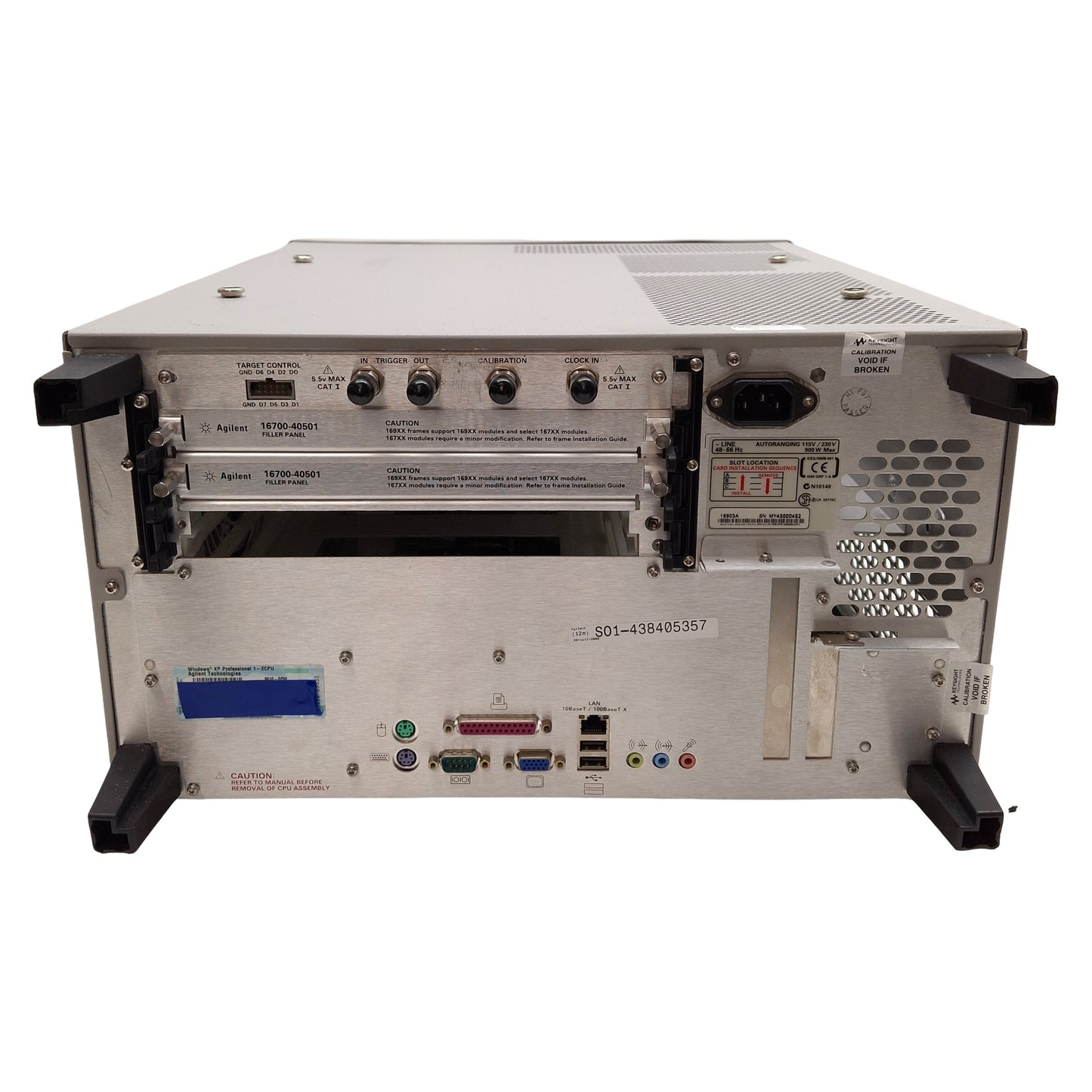 Used Agilent 16903A Logic Analysis System Mainframe, 3-Slot, Windows XP, 115/230VAC