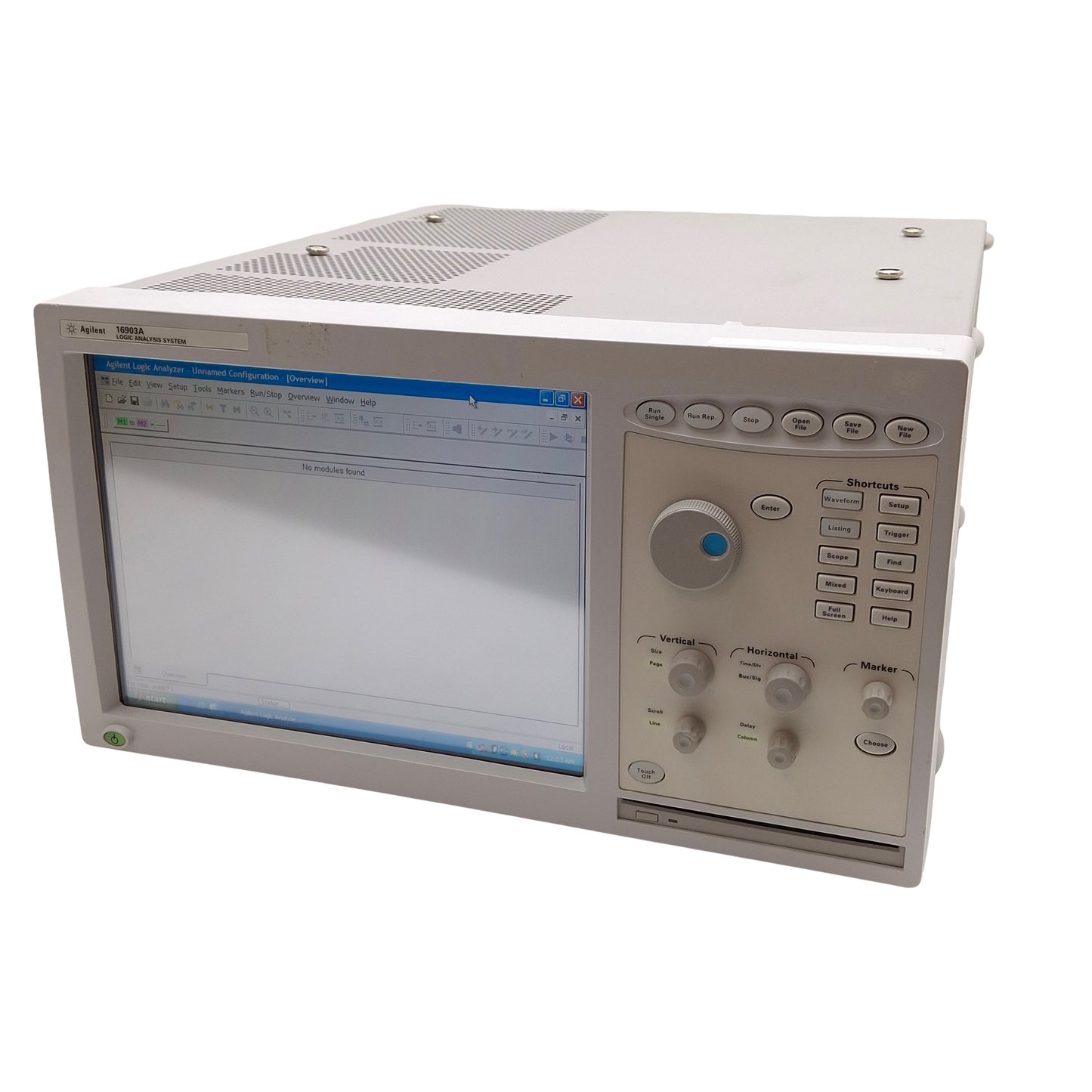 Used Agilent 16903A Logic Analysis System Mainframe, 3-Slot, Windows XP, 115/230VAC
