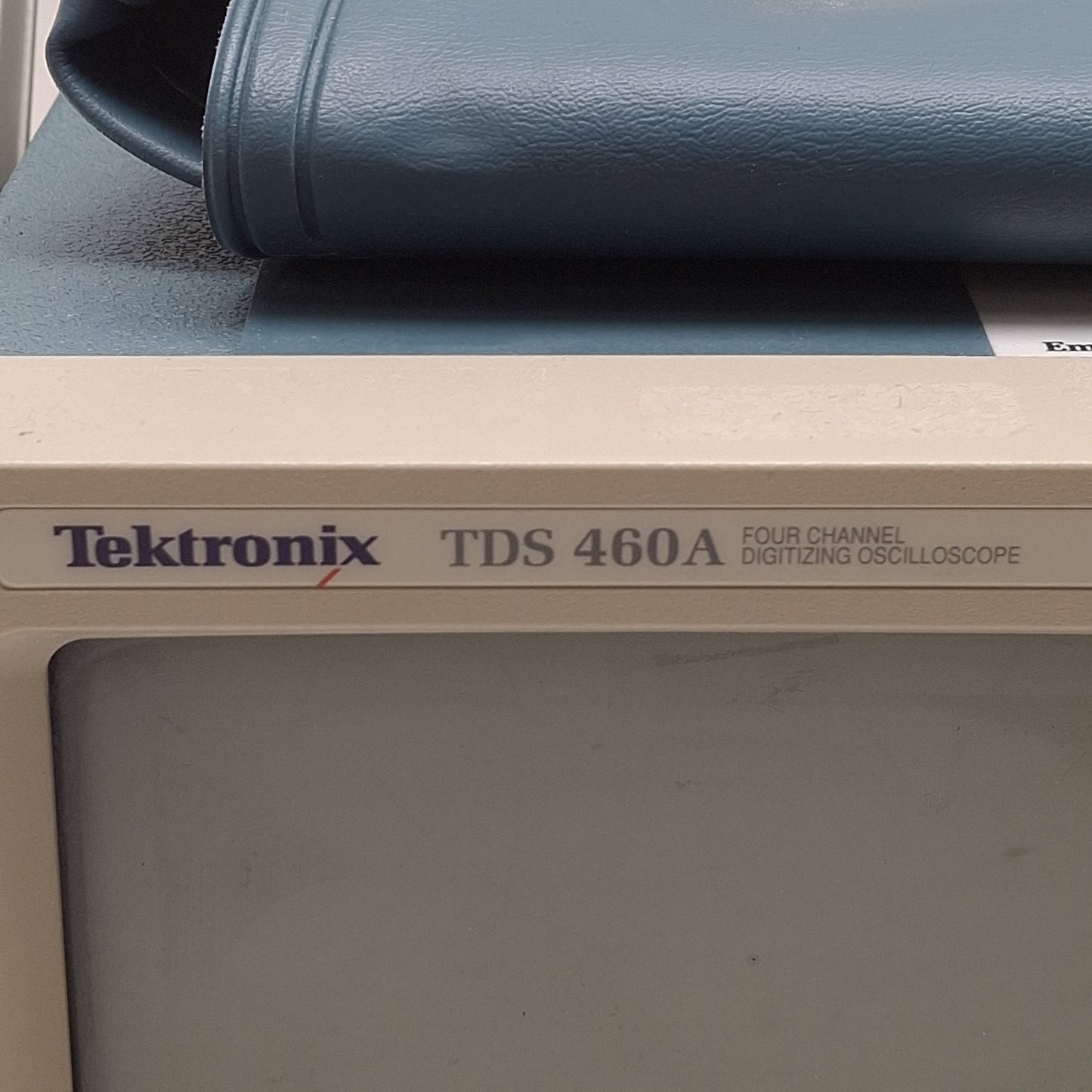 Used Tektronix TDS460A Digitizing Oscilloscope 4-Channel, 400MH/z *Dim Display*