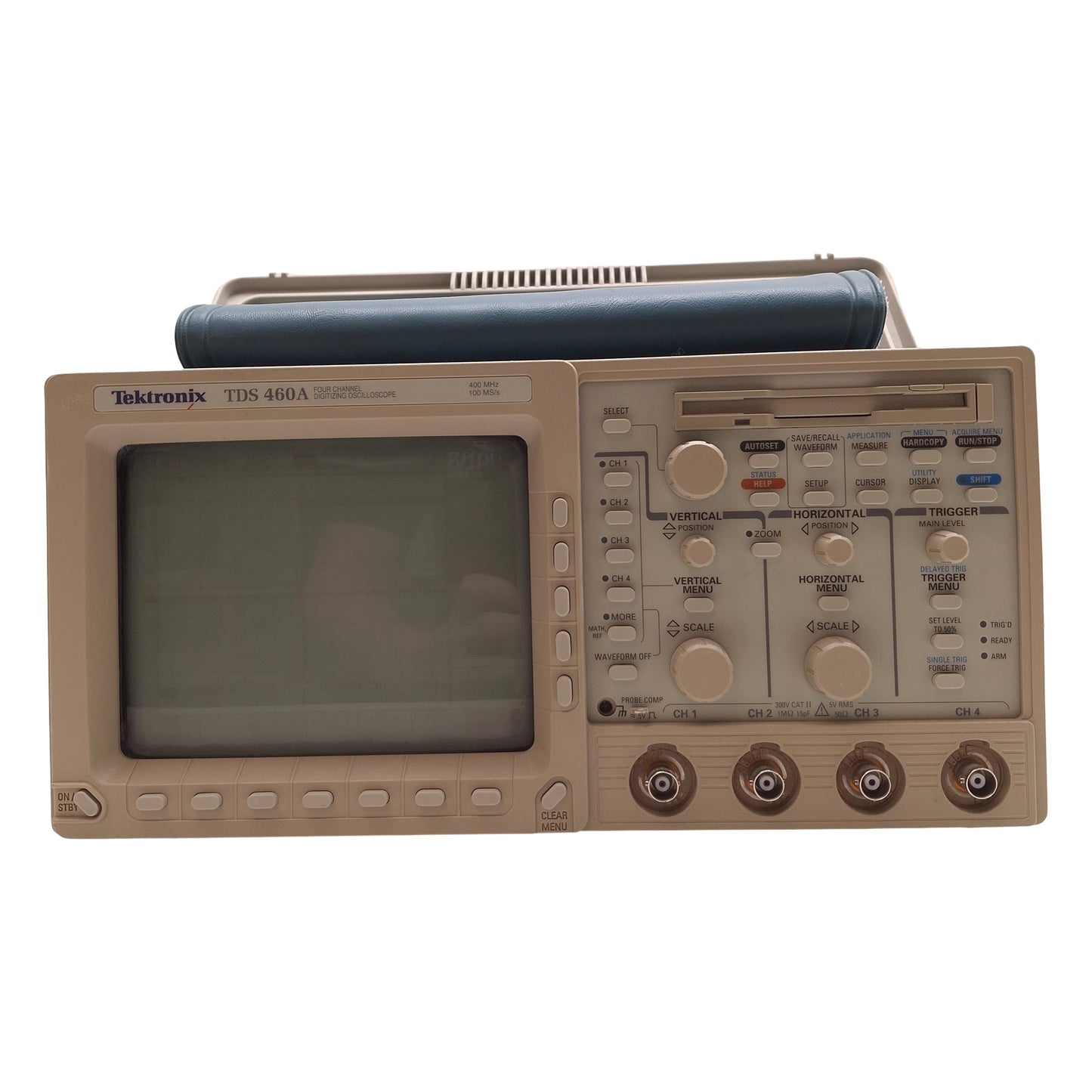 For parts or not working Tektronix TDS460A Digitizing Oscilloscope 4-Channel, 400MH/z *For Parts*