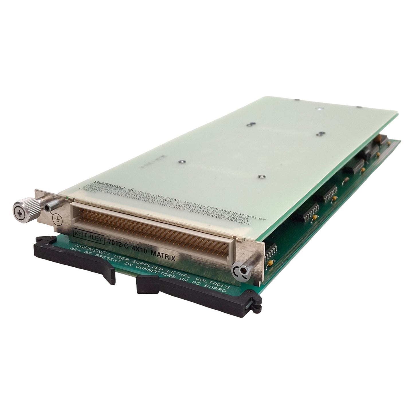 Used Keithley 7012-C 4X10 Matrix Card, 4-Row x 10-Column, 96-Pin Euro Card Male