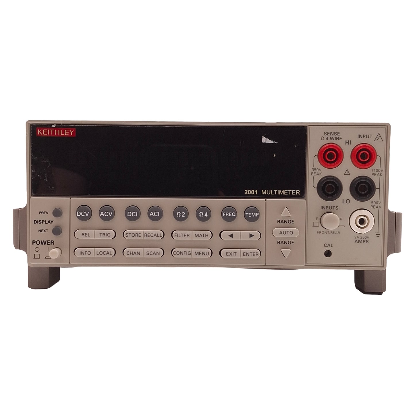 Used Keithley 2001 Multimeter 7-1/2 Digit, 200uA-2A, 1Hz-15MHz *Error 513 & 514*