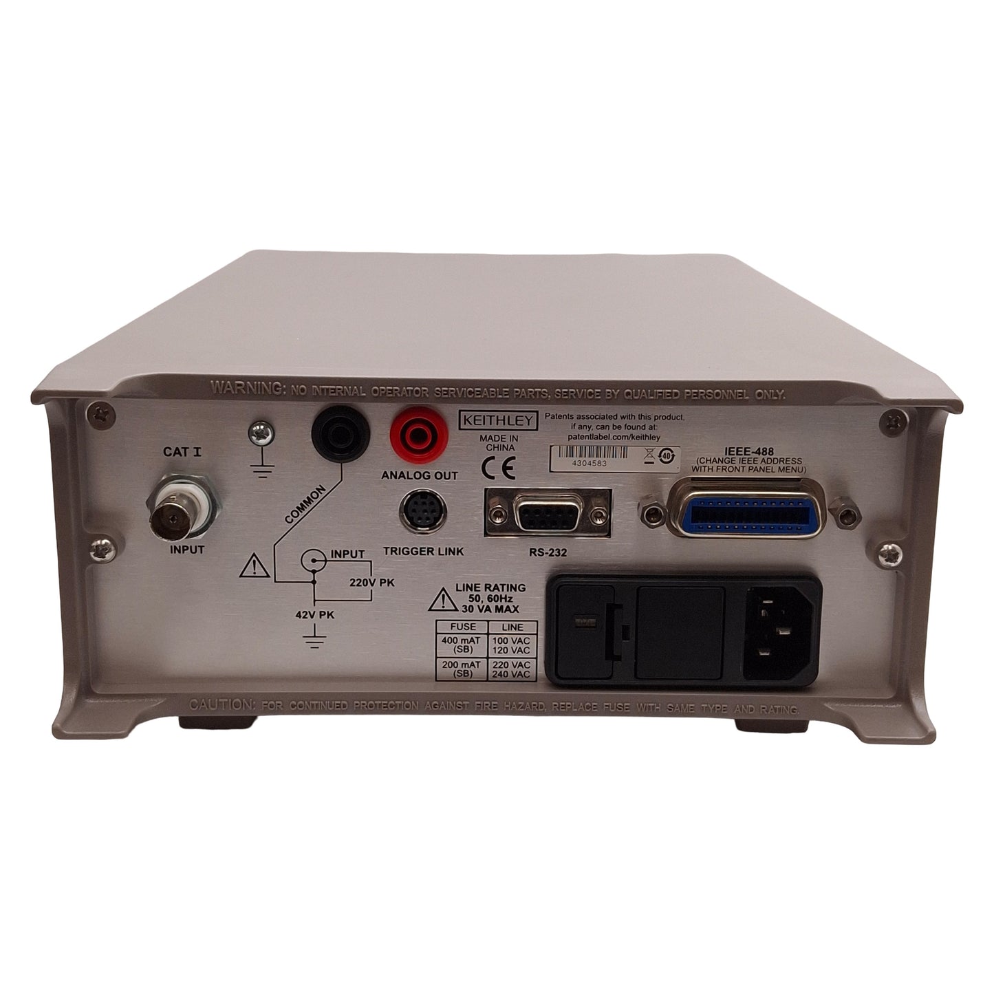 Used Keithley 6485 Picoammeter, 2nA-20mA Range, 10fA Resolution, IEEE-488, RS-232