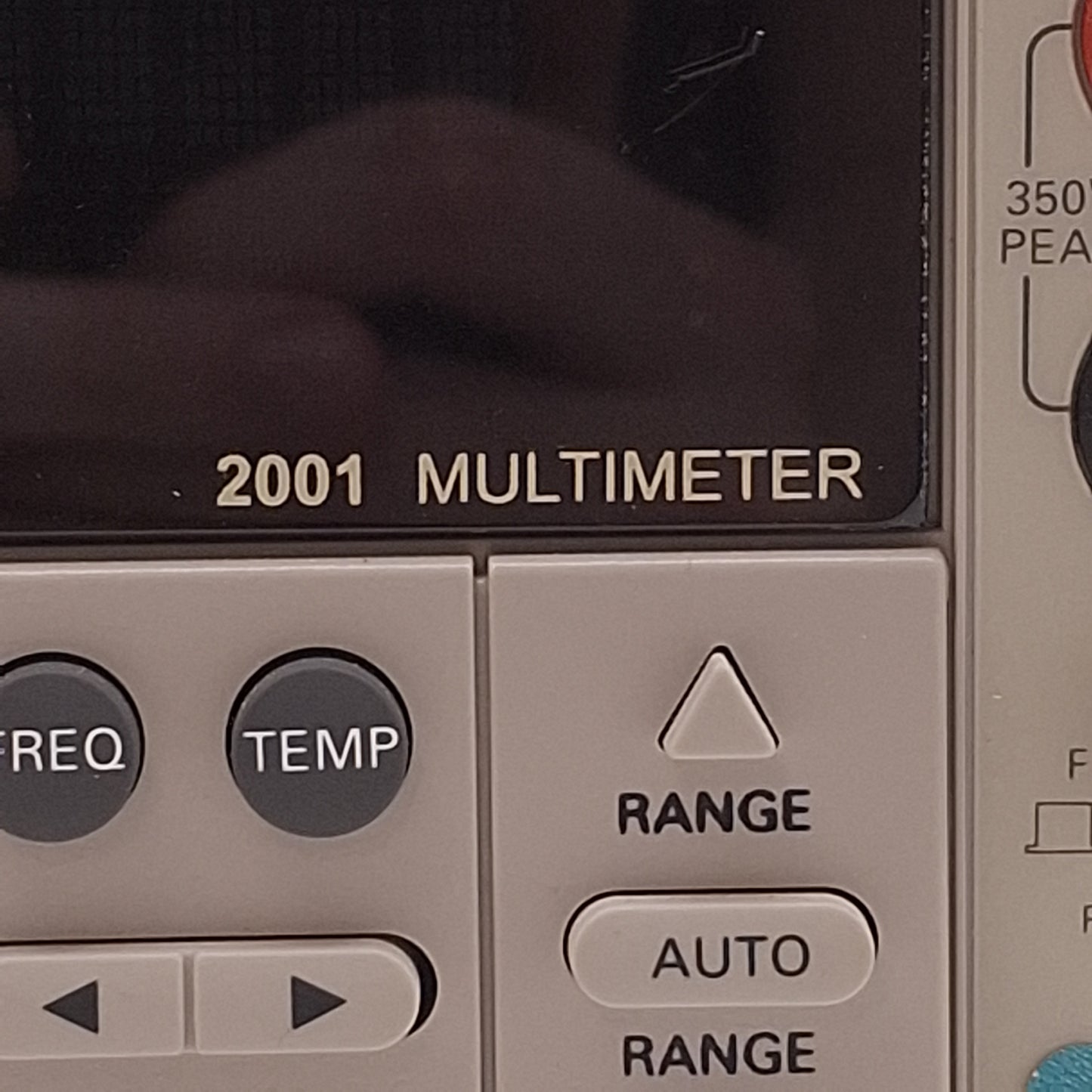 Used Keithley 2001 Multimeter 7-1/2 Digit, 200uA-2A, 1Hz-15MHz, 90-134VAC/180-250VAC