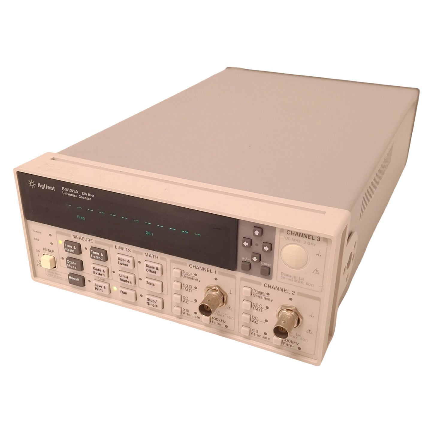 Used Agilent 53131A Universal Frequency Counter 2-Channel, 10 digit/s, DC-225MHz
