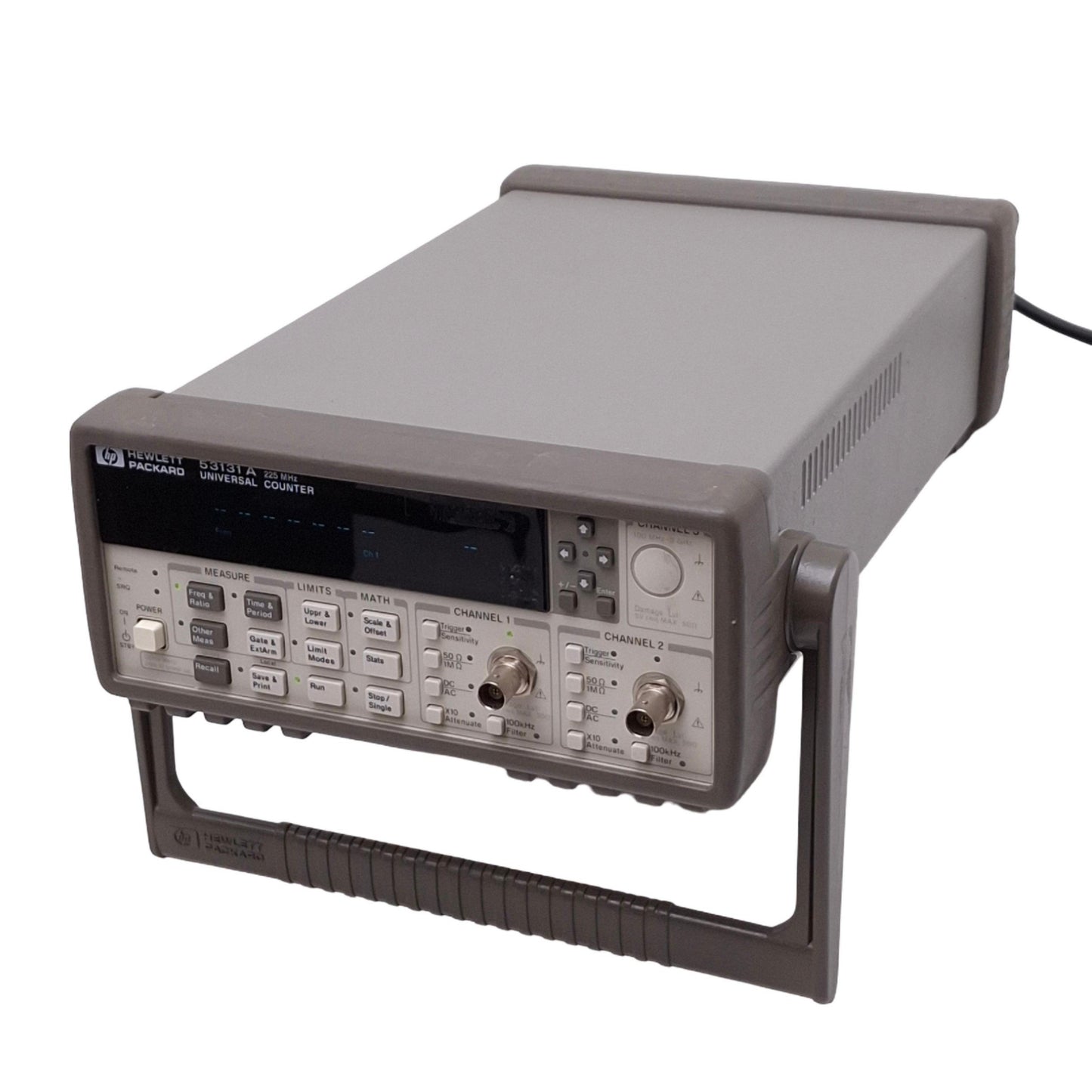 Used HP 53131A Universal Counter, 225MHz 2-Channel 10digit/s, GPIB RS232, 100-240VAC