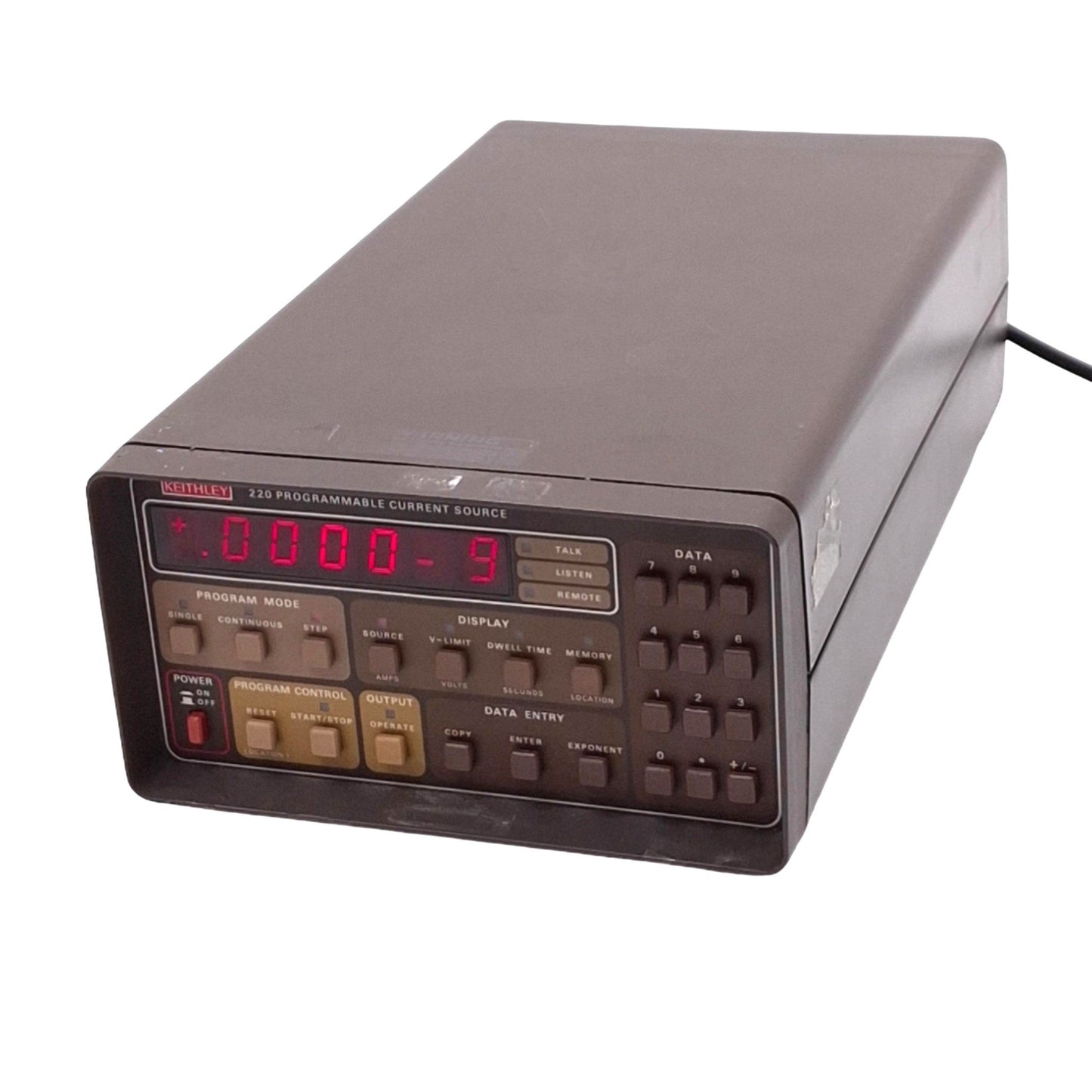 Used Keithley 220 Programmable Current Source, +-0.5pA to +-101mA, 500fA Resolution