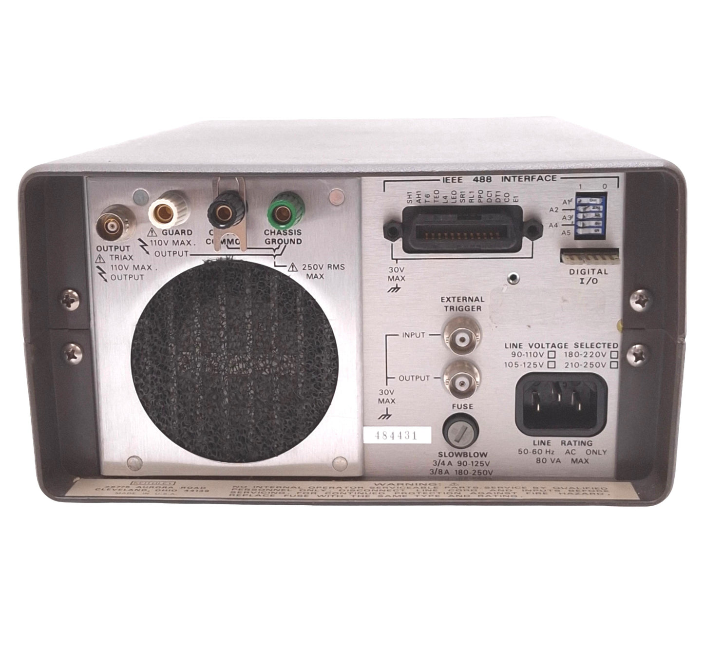 Used Keithley 220 Programmable Current Source, +-0.5pA to +-101mA, 500fA Resolution