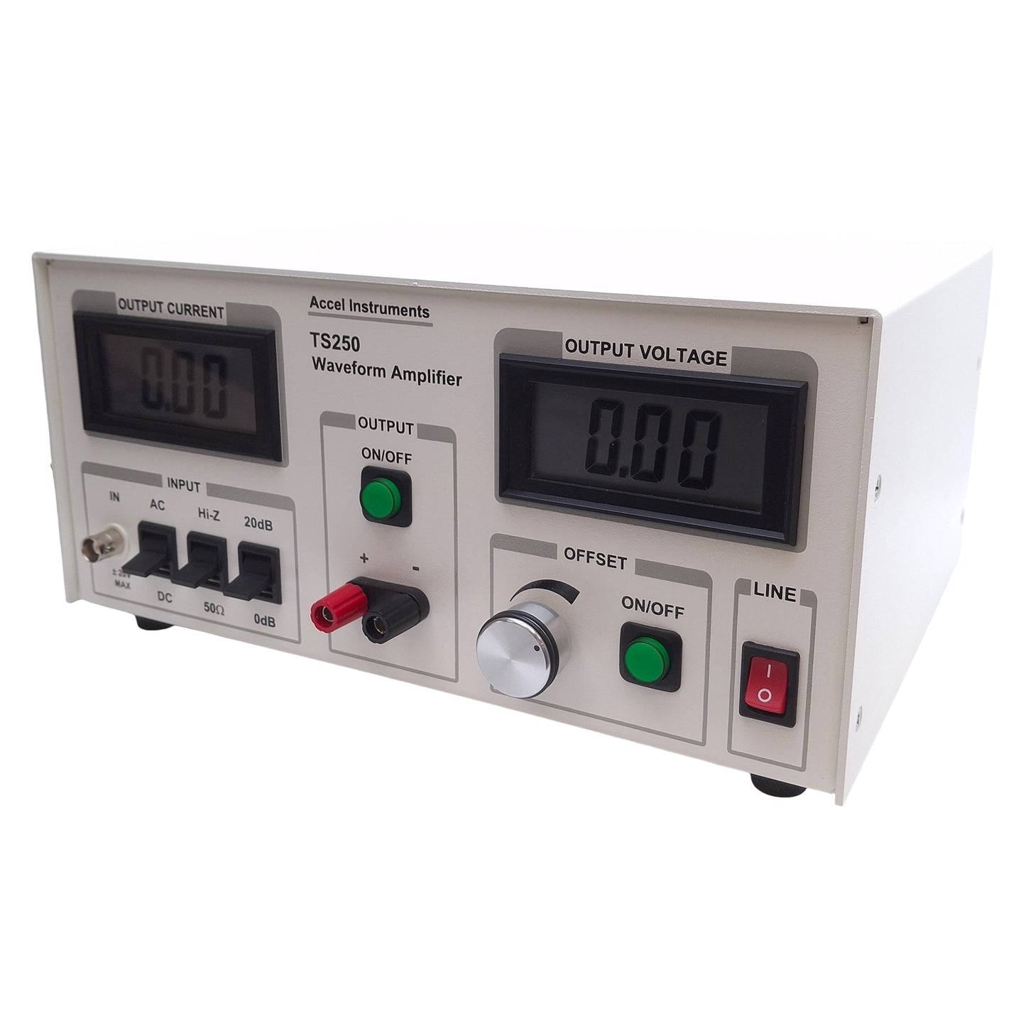 Used Accel Instruments TS250-1 Waveform Amplifier -20 to 20V, -4.4 to 4.4Apeak