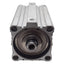 Used SMC CDQ2B125-150DC Compact Cylinder, ø125mm Bore, 150mm Stroke, Rc3/8, 1.0MPa
