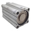 Used SMC CDQ2B125-150DC Compact Cylinder, ø125mm Bore, 150mm Stroke, Rc3/8, 1.0MPa
