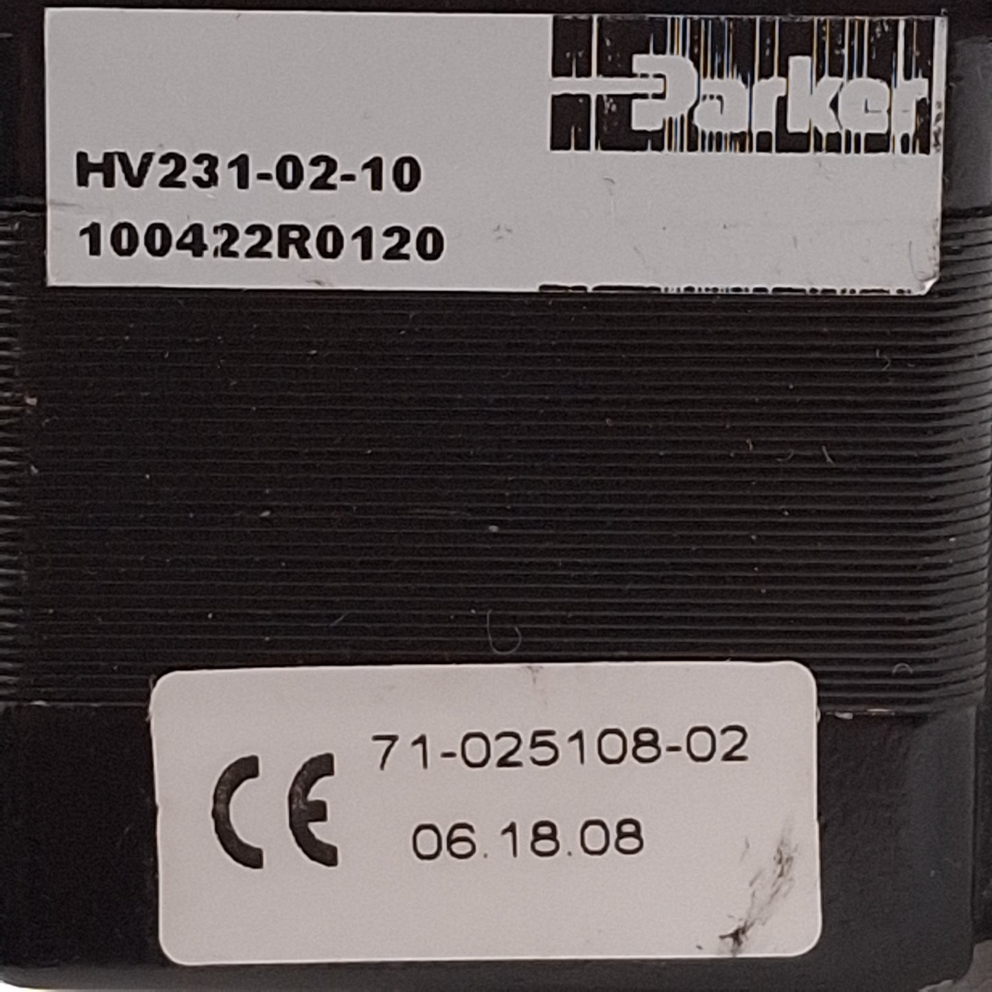 Used Parker HV231-02-10 Stepper Motor, 97oz-in, 1.24A, ø1/4in Double Shaft, NEMA 23