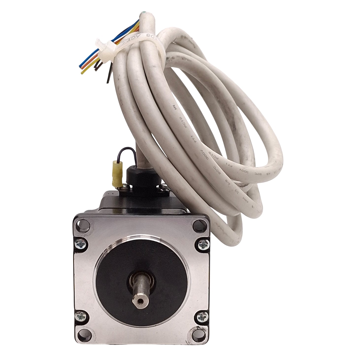 Used Parker HV231-02-10 Stepper Motor, 97oz-in, 1.24A, ø1/4in Double Shaft, NEMA 23