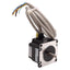 Used Parker HV231-02-10 Stepper Motor, 97oz-in, 1.24A, ø1/4in Double Shaft, NEMA 23