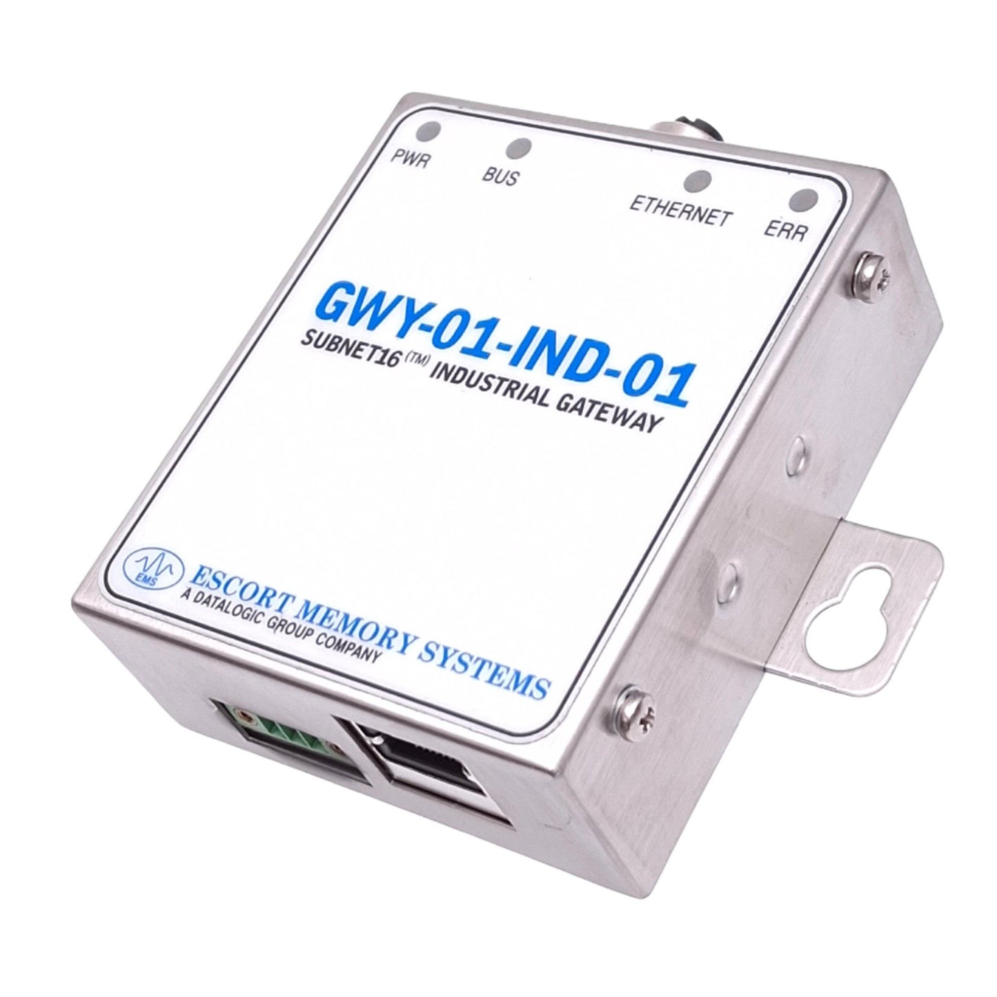 Used EMS GWY-01-IND-01 Subnet 16 Industrial Gateway for RFID, Ethernet 100Mbps, 24VDC