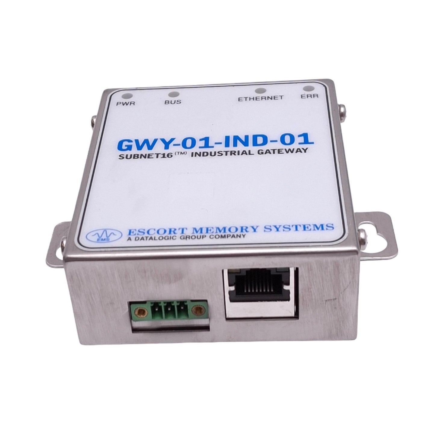 Used EMS GWY-01-IND-01 Subnet 16 Industrial Gateway for RFID, Ethernet 100Mbps, 24VDC