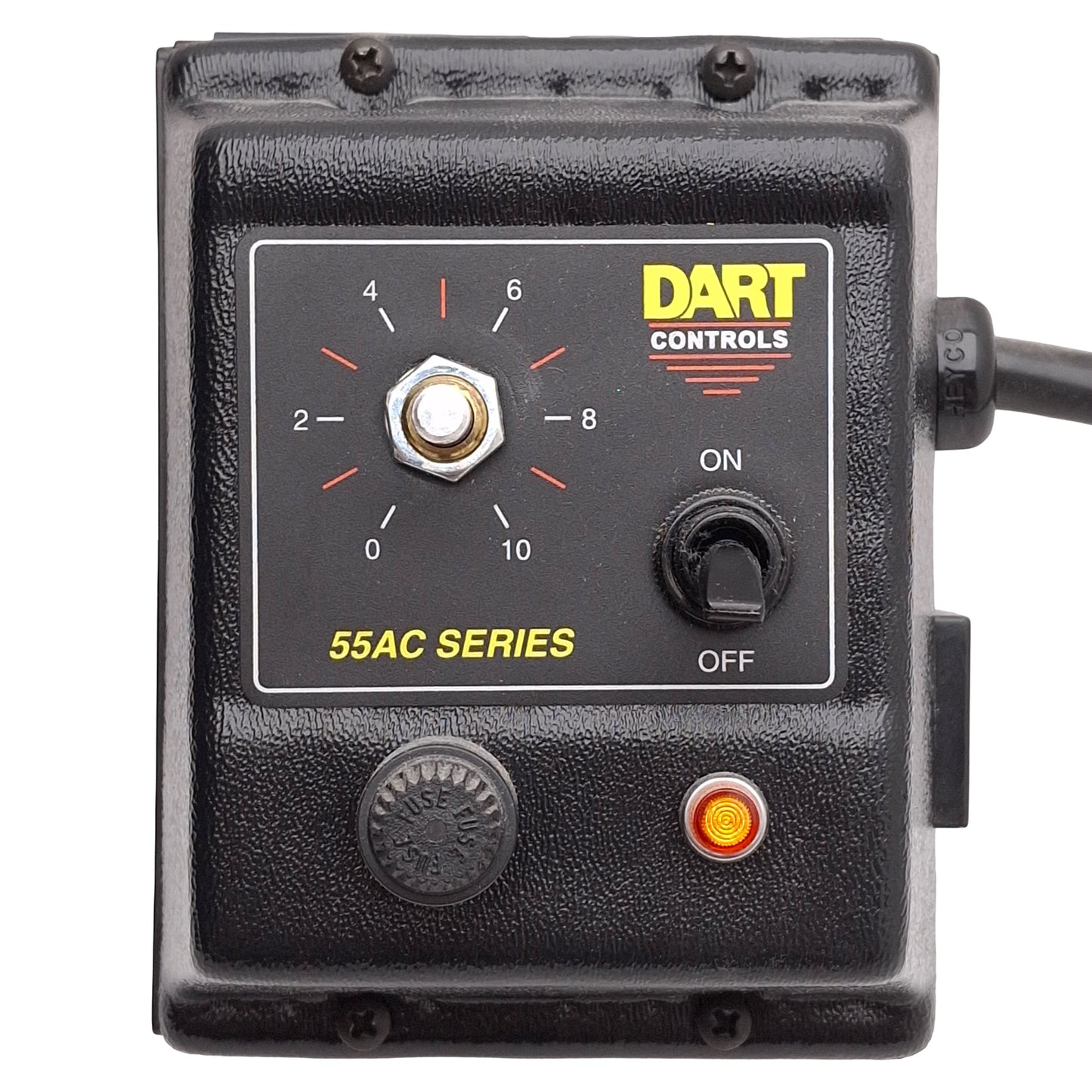 Used Dart Controls 55AC10-21 Triac Variable AC Voltage Supply 0-120VAC 10A, NEMA 5-15