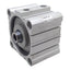 Used SMC NCDQ2B100-25D Compact Cylinder, ø100mm Bore, 25mm Stroke, 3/8in NPT, 145psi