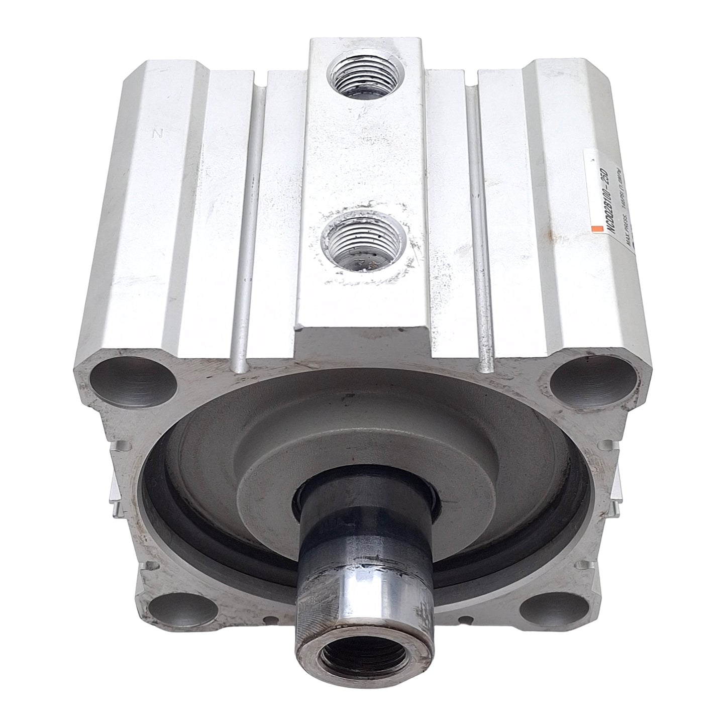 Used SMC NCDQ2B100-25D Compact Cylinder, ø100mm Bore, 25mm Stroke, 3/8in NPT, 145psi