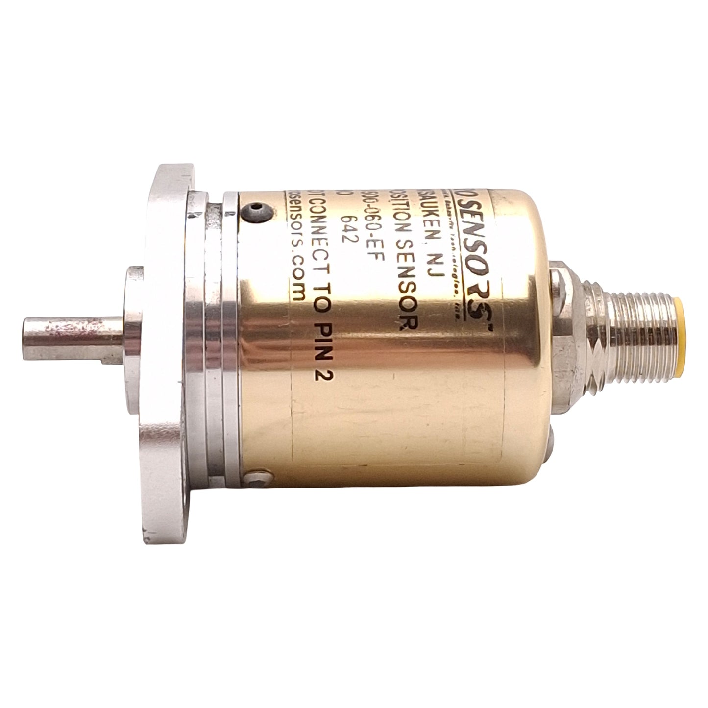 Used Macro Sensors RSE 1500-060-EF Rotary Position Sensor, 0-60°, 0-10VDC, M12 5-Pin