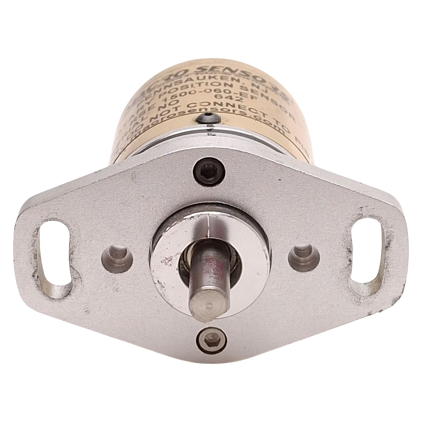 Used Macro Sensors RSE 1500-060-EF Rotary Position Sensor, 0-60°, 0-10VDC, M12 5-Pin