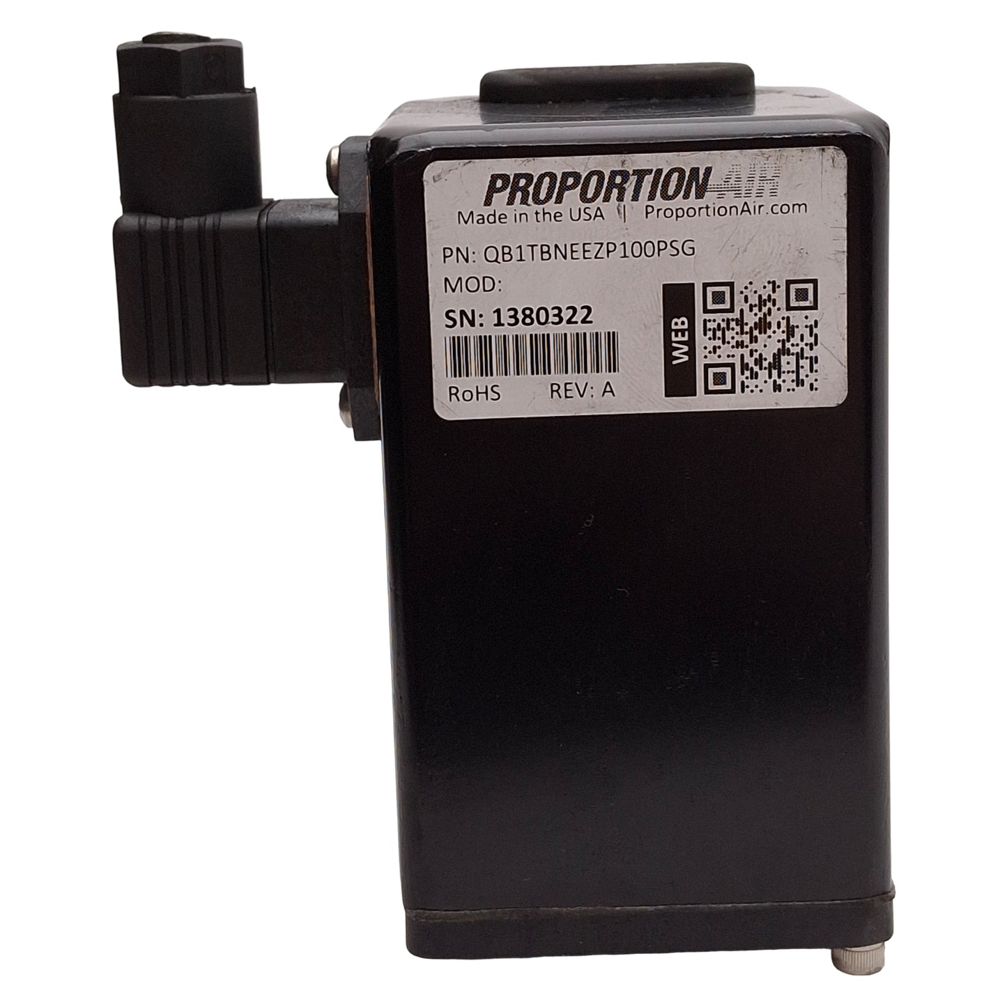 Used Proportion Air QB1TBNEEZP100PSG Electro-Pneumatic Regulator, 100psig, 1/8in NPT
