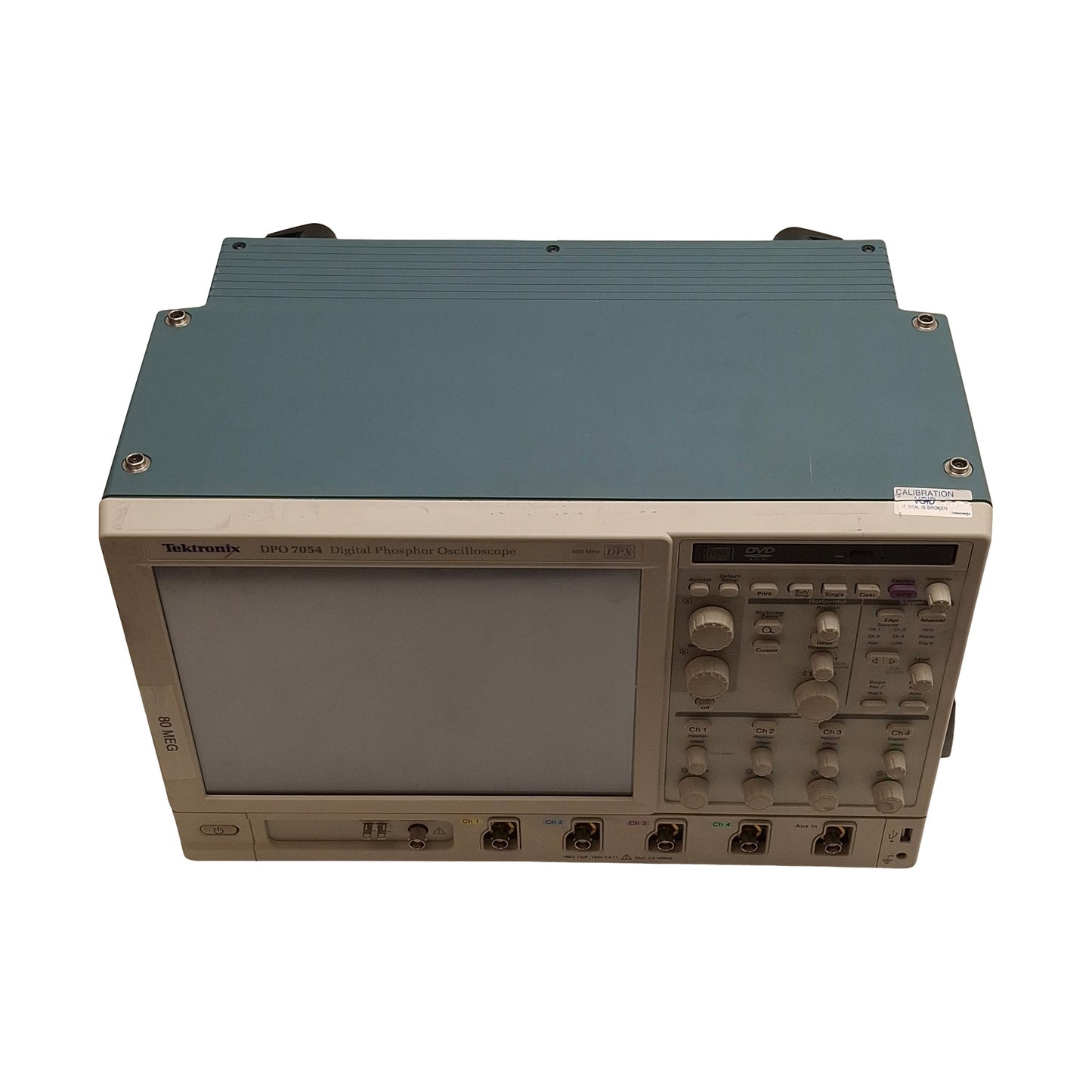 Used Tektronix DPO7054 Digital Oscilloscope 4-Ch Analog 500MHz Bandwidth, 100-240VAC