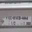 Used Numatics F1CC-01A3B-AAA4 Pneumatic Cylinder, ø1/2in Bore, 1in Stroke, 1/8in NPT