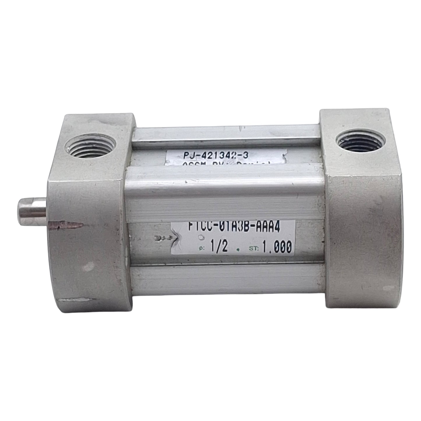 Used Numatics F1CC-01A3B-AAA4 Pneumatic Cylinder, ø1/2in Bore, 1in Stroke, 1/8in NPT