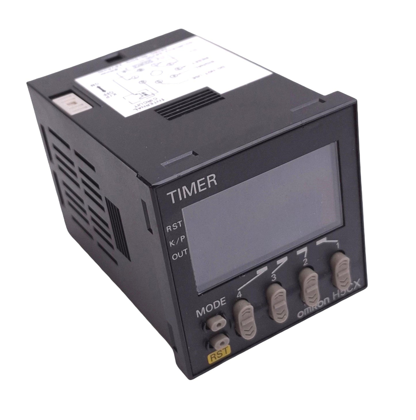 Used Omron H5CX-L8SD Timer, 0.001s-9999h, 8-Pin, NPN Out, 12-24VDC/24VAC In, 1/16 DIN