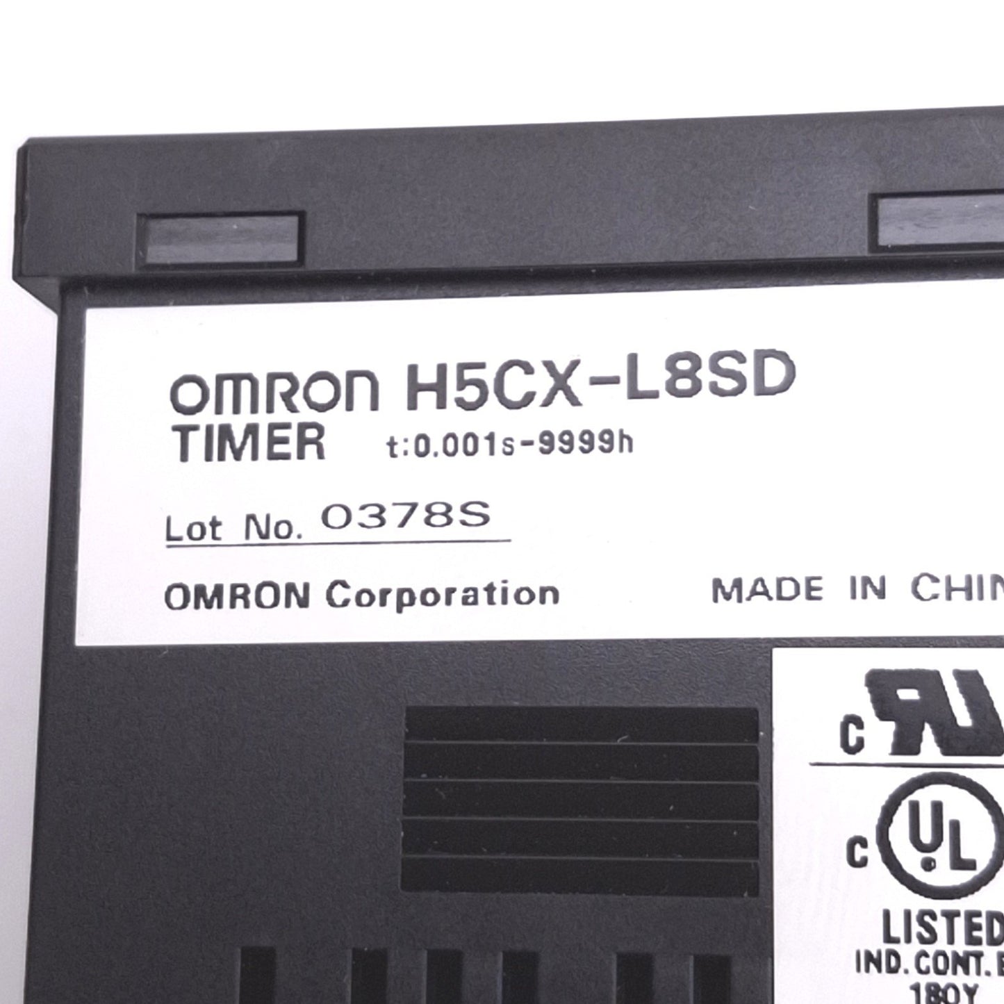 Used Omron H5CX-L8SD Timer, 0.001s-9999h, 8-Pin, NPN Out, 12-24VDC/24VAC In, 1/16 DIN