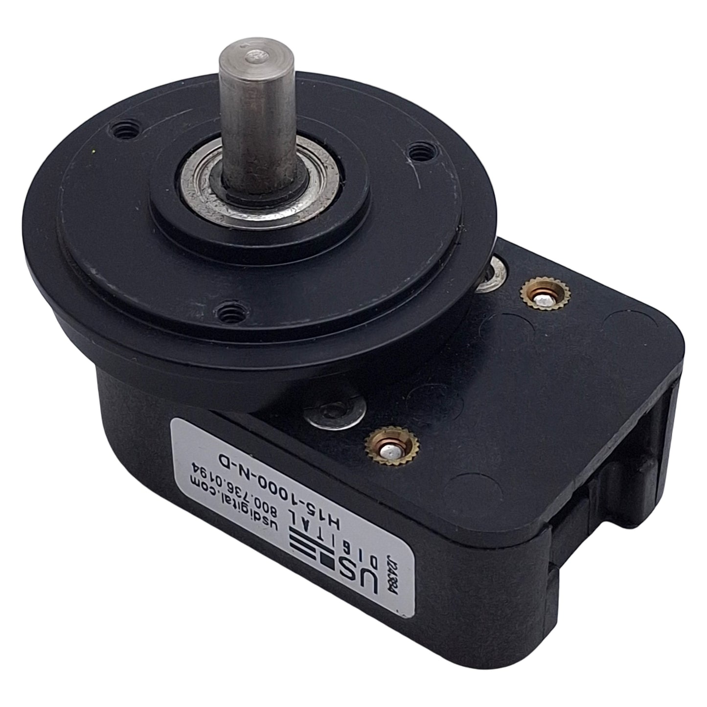 Used US Digital H15-1000-N-D Servo Mount Encoder ø1/4" Shaft, 1000CPR, 10000rpm, 5.5V