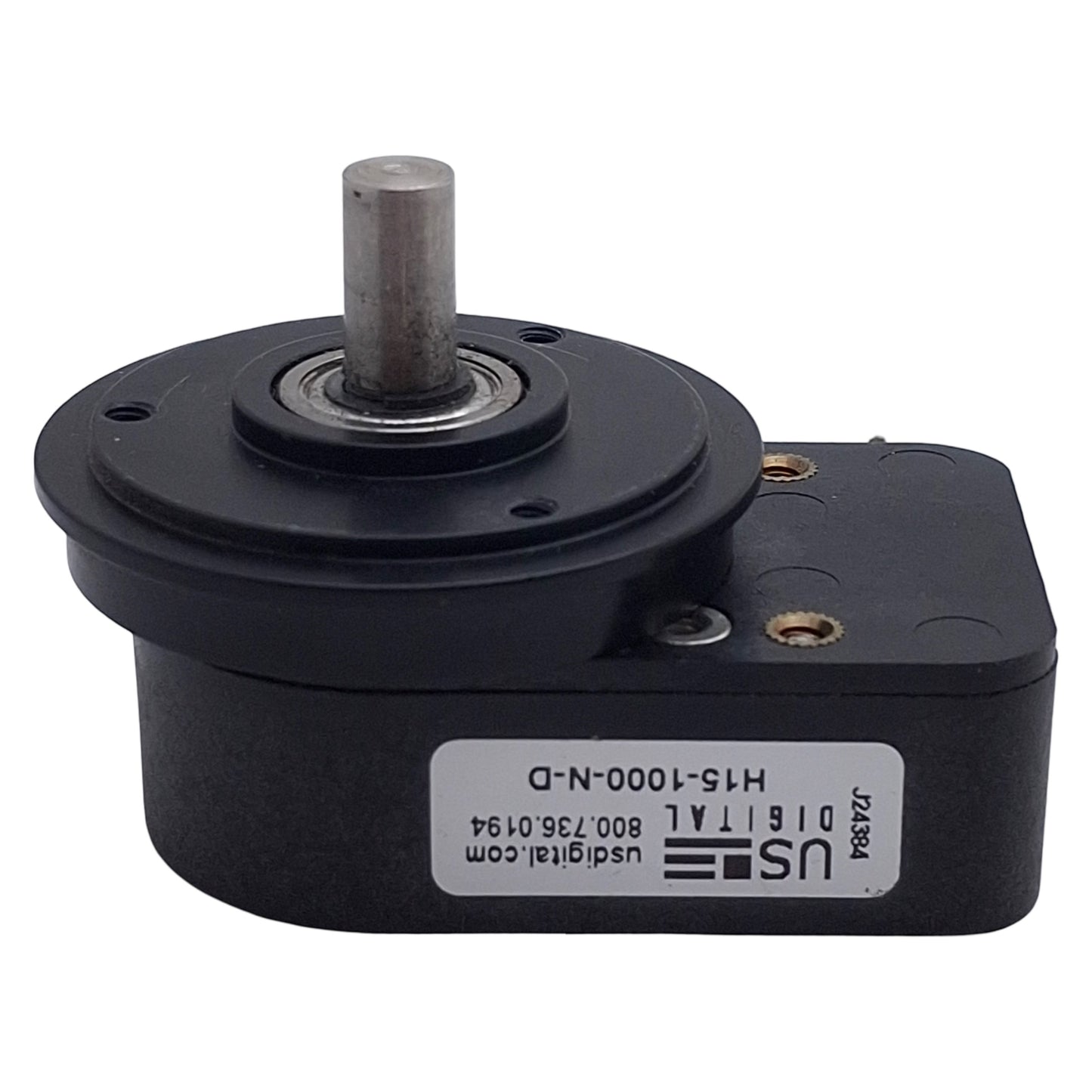 Used US Digital H15-1000-N-D Servo Mount Encoder ø1/4" Shaft, 1000CPR, 10000rpm, 5.5V
