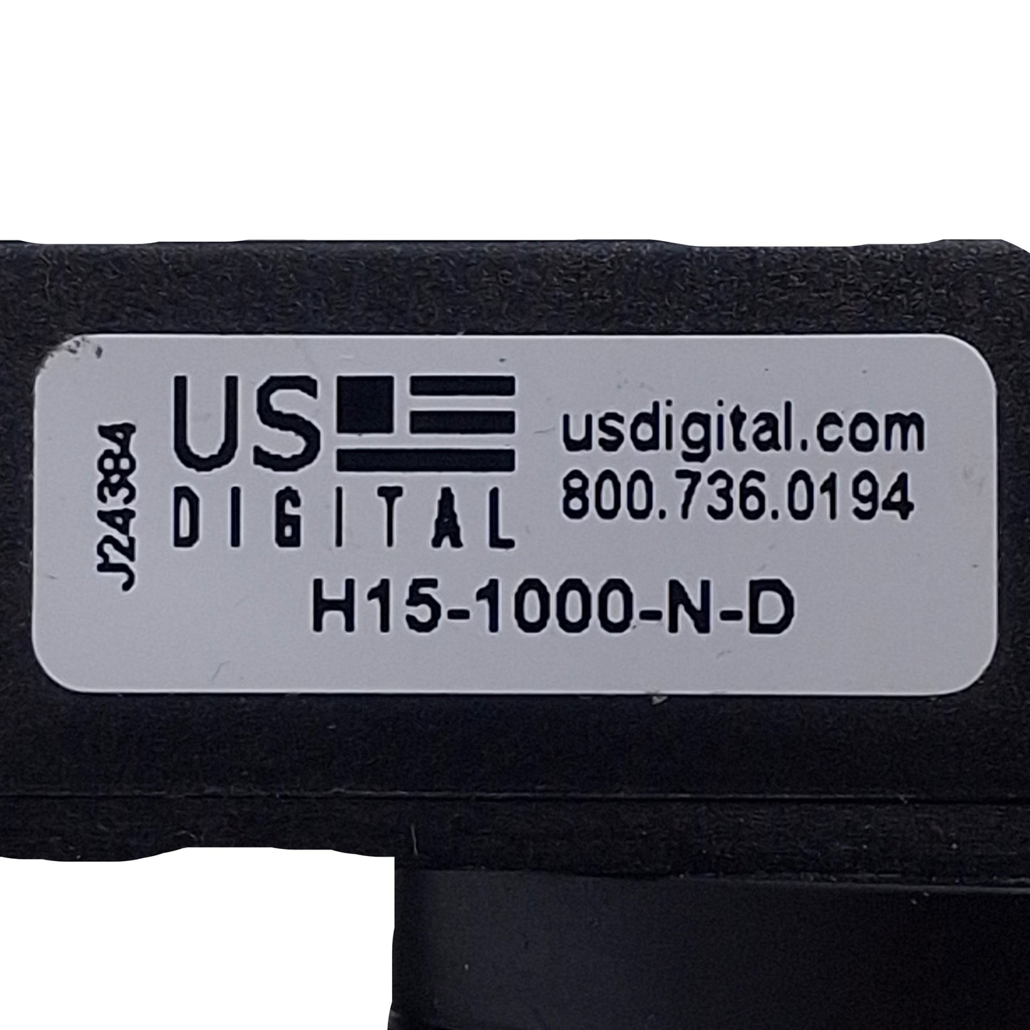 Used US Digital H15-1000-N-D Servo Mount Encoder ø1/4" Shaft, 1000CPR, 10000rpm, 5.5V