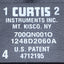 Used Curtis 700QN001O1248D2060A Solid State Hour Meter 12-48VDC/20-60VAC, 5mm Display