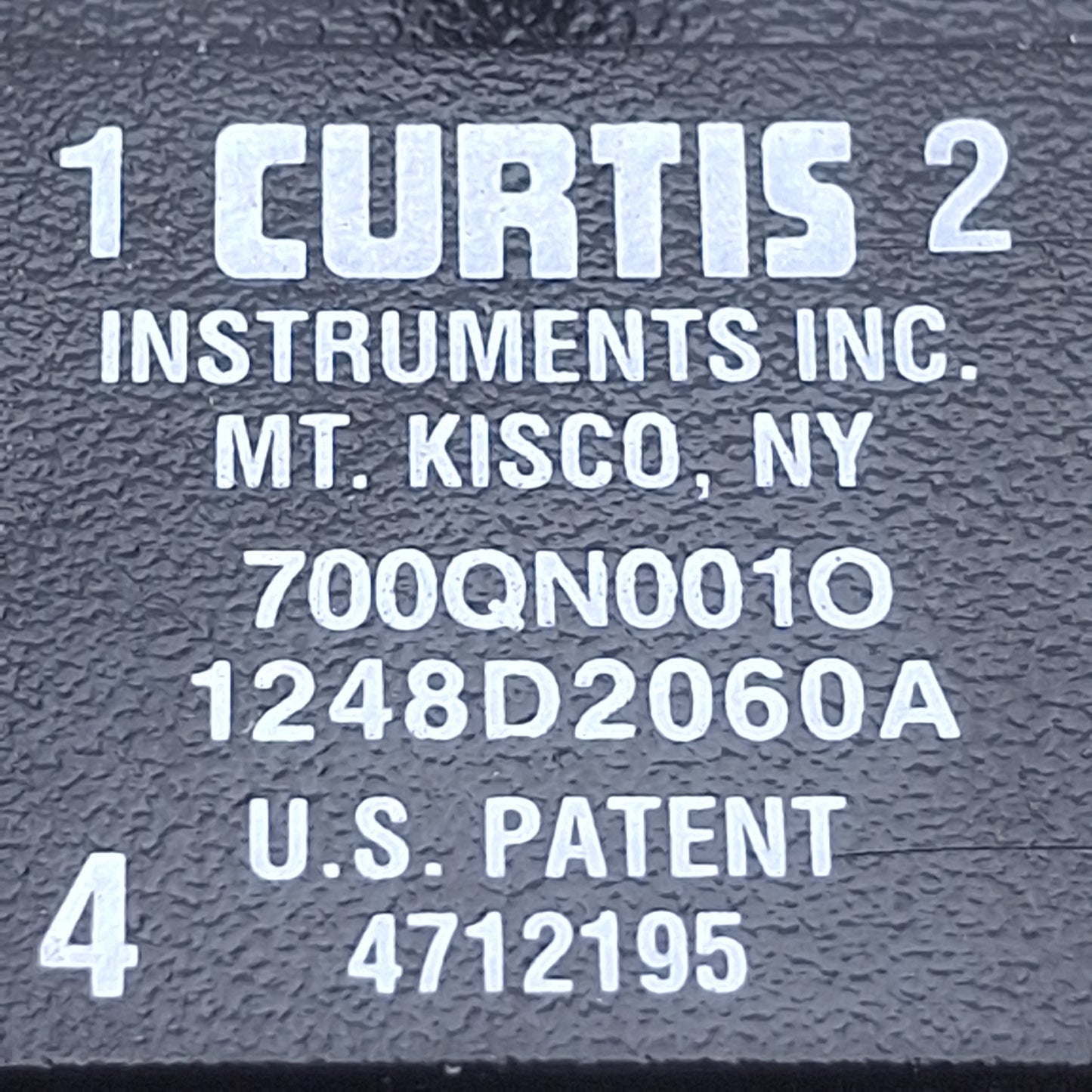 Used Curtis 700QN001O1248D2060A Solid State Hour Meter 12-48VDC/20-60VAC, 5mm Display