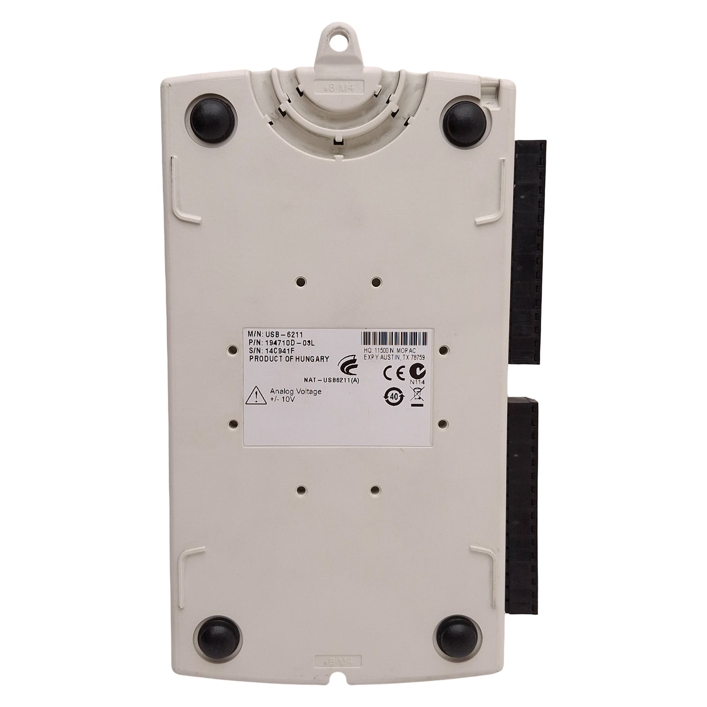 Used NI USB-6211 Multifunction I/O DAQ Device, 16-Inputs, 16-bit, 250kS/s, ±10V