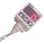 Used SMC ZSE40F-T1-62L Digital Pressure Switch PNP Output, 12-24VDC, -100 to 100kPa