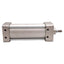 Used SMC NCA1B250-0450 Tie-Rod Cylinder ø2.5in Bore, 4.5in Stroke, 250psi, 1/4in NPTF