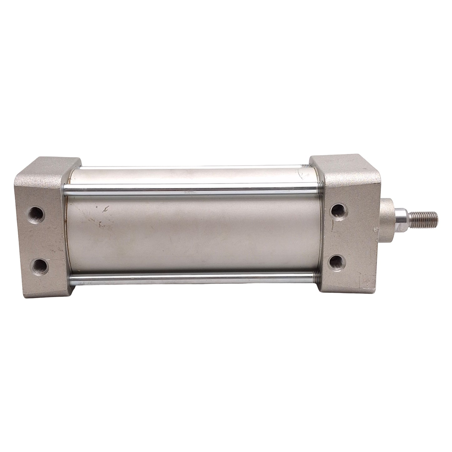 Used SMC NCA1B250-0450 Tie-Rod Cylinder ø2.5in Bore, 4.5in Stroke, 250psi, 1/4in NPTF