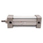Used SMC NCA1B250-0450 Tie-Rod Cylinder ø2.5in Bore, 4.5in Stroke, 250psi, 1/4in NPTF