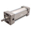 Used SMC NCA1B250-0450 Tie-Rod Cylinder ø2.5in Bore, 4.5in Stroke, 250psi, 1/4in NPTF