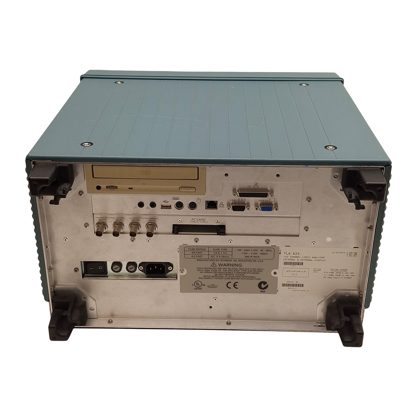 For parts or not working Tektronix TLA 623 Portable Logic Analyzer, 102 Channels, *Parts/Doesnt Power On*