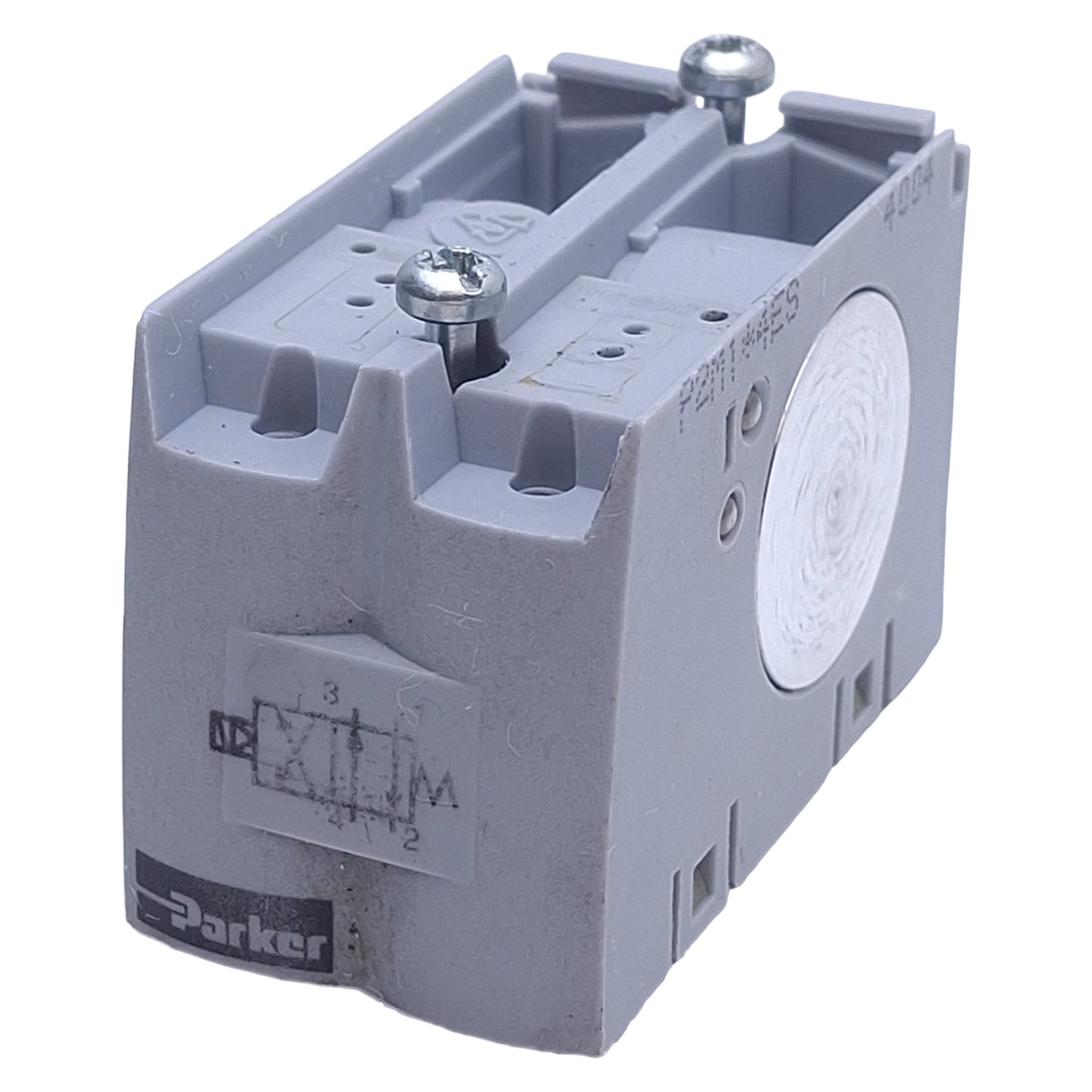 Used Parker P2M1X4ES Valve Module For Moduflex Valve System, 2-Position, Monostable