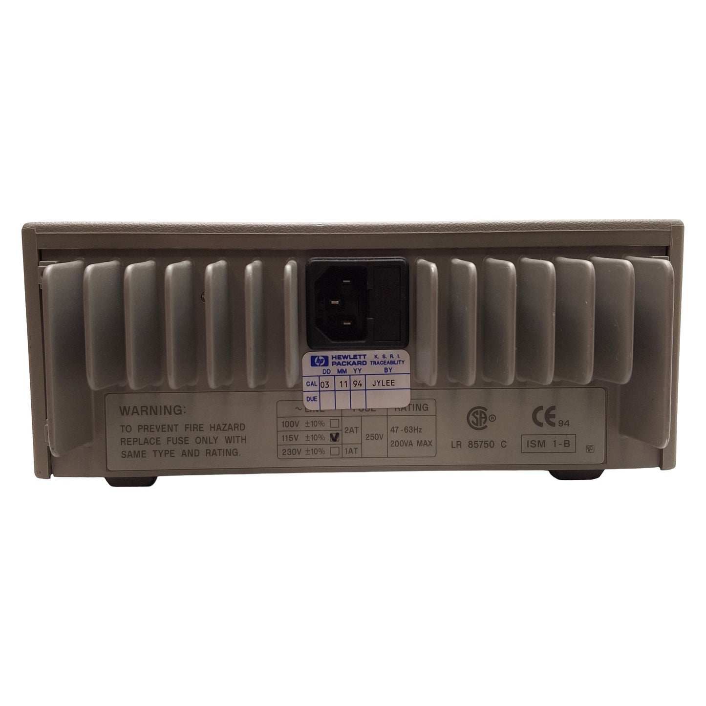 Used HP E3620A Dual Output DC Power Supply, 50W, 0-25VDC 0-1A *Broken Faceplate*