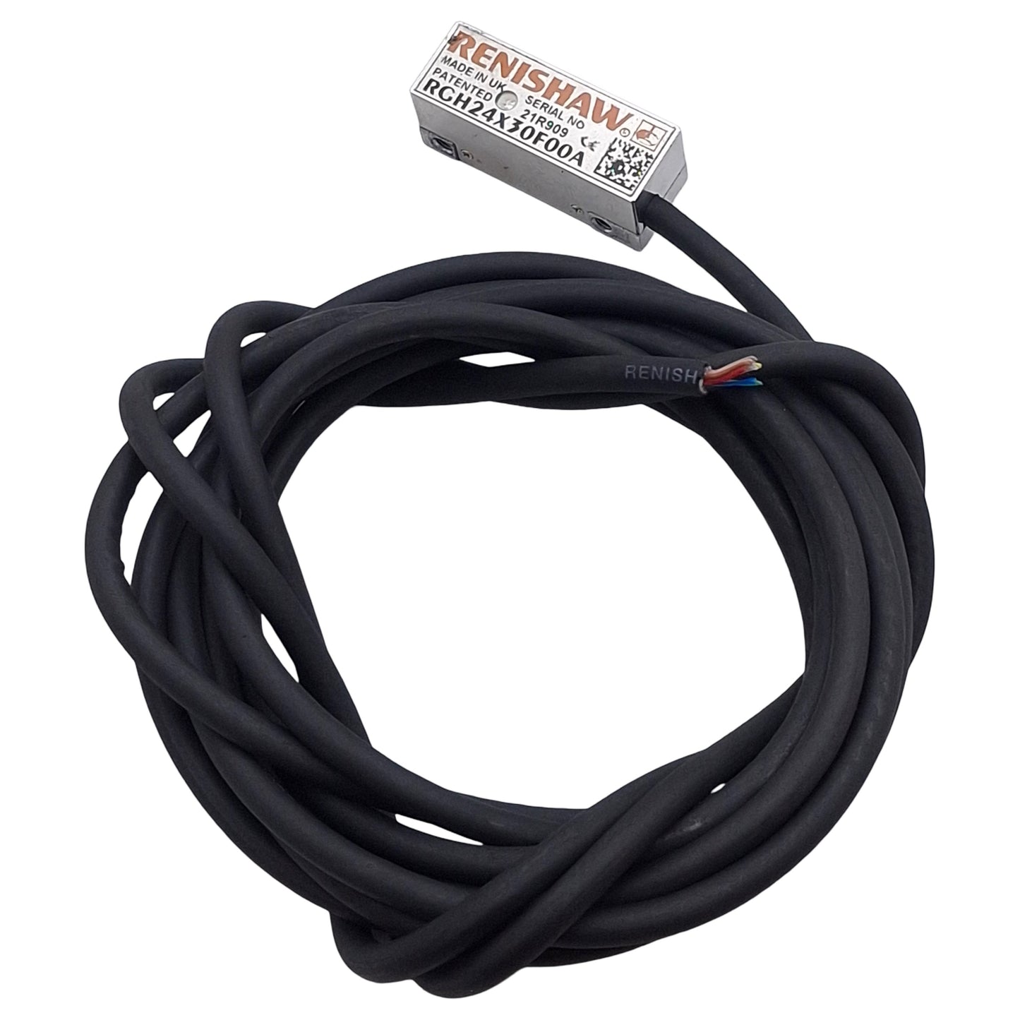 Used Renishaw RGH24X30F00A Linear Optical Encoder Read Head, 1µm Digital, 5VDC, 2.6m